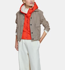 Doudoune plastron signature capuche Fudoon