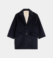 Manteau rayé Santan à manches 3/4 Bellerose