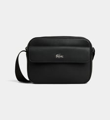 Sacoche bandoulière Ossian reporter en cuir de vachette Lacoste