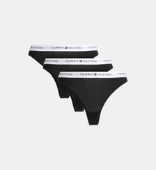Lot de 3 strings Essentials en coton Tommy Hilfiger
