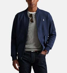 Sweat droit zippé en coton mélangé Polo Ralph Lauren