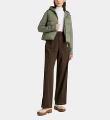 Doudoune ajustée Hybridge capuche bi matière Canada Goose