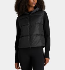 Doudoune ajustée Hybridge capuche bi matière Canada Goose