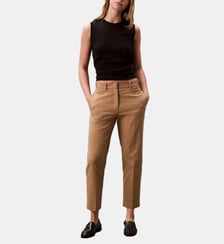Pantalon chino droit stretch en coton Calvin Klein