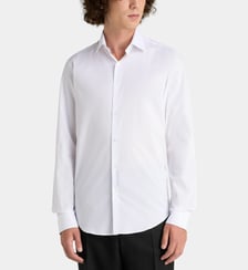 Chemise ajustée en coton Calvin Klein