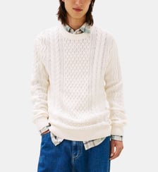 Pull torsadé en coton Tommy Hilfiger