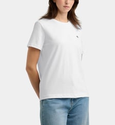 T-shirt logo brodé coton  Calvin Klein
