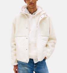 Blouson ample Teddy bi-matière Tommy Hilfiger