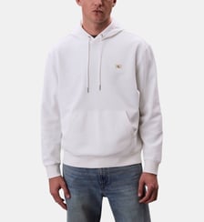 Hoodie droit signature en coton Calvin Klein
