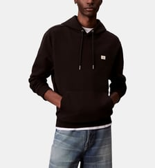 Hoodie droit signature en coton Calvin Klein