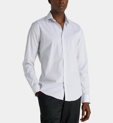 Chemise ajustée en coton à motif géométrique Calvin Klein