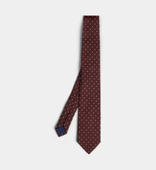 Cravate classic à pois en soie Tommy Hilfiger