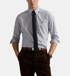 Chemise slim à carreaux en coton Polo Ralph Lauren