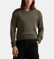Pull droit en coton signature Polo Ralph Lauren