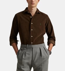 Chemise droite en coton signature Polo Ralph Lauren