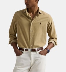 Chemise droite en coton signature Polo Ralph Lauren
