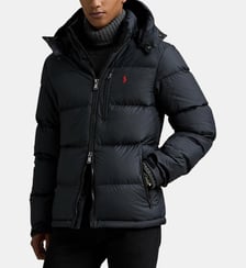 Doudoune droite effet matelassé capuche Polo Ralph Lauren