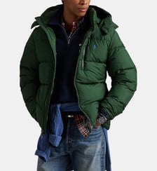 Doudoune droite effet matelassé capuche Polo Ralph Lauren
