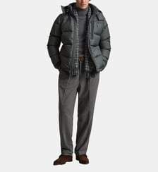 Doudoune droite effet matelassé capuche Polo Ralph Lauren