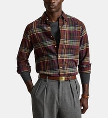 Chemise droite motif tartan Polo Ralph Lauren