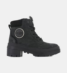 Bottines Pallarise biker en cuir Palladium