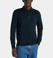 Pull polo en laine logo Eden Park