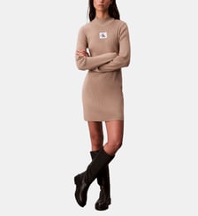 Robe ajustée courte en coton Calvin Klein