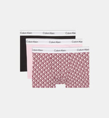 Lot de 3 boxers en coton mélangé signature Calvin Klein