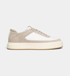 Baskets basses surélevées suède Calvin Klein