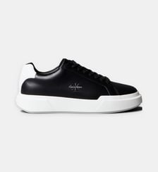 Baskets basses surélevées cuir Calvin Klein