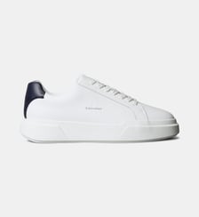 Baskets basses surélevées cuir Calvin Klein