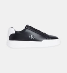 Baskets basses surélevées cuir Calvin Klein