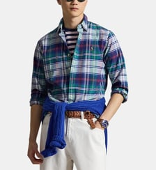 Chemise droite à carreaux Polo Ralph Lauren