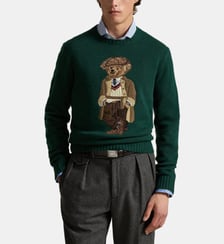 Pull droit Bear en laine  Polo Ralph Lauren