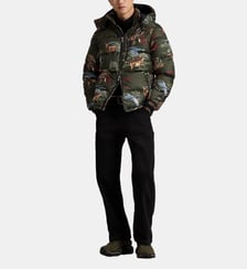 Doudoune droite à motif Doud Gorham Polo Ralph Lauren