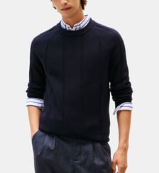 Pull en laine droit Tommy Hilfiger