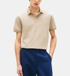 Polo droit en coton Tommy Hilfiger