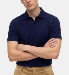 Polo droit en coton Tommy Hilfiger