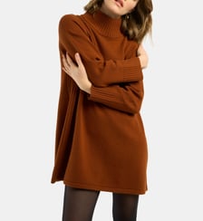 Robe courte Roxane ample en laine Petite Mendigote