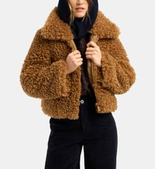 Manteau ample Otis effet peau lainée Petite Mendigote