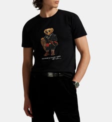 T-shirt Bear droit en coton imprimé Polo Ralph Lauren