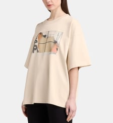 T-shirt oversize Fire en coton épais Jean Paul Gaultier