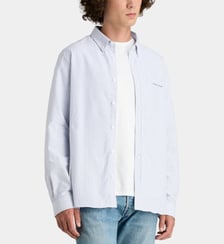 Chemise droite Bonne Graine rayée en coton Maison Labiche