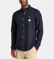Chemise droite Armur en coton Serge Blanco