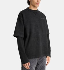 T-shirt ample Layered en coton Daily Paper
