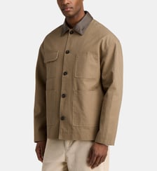 Blouson Sutil droit en coton Galeries Lafayette
