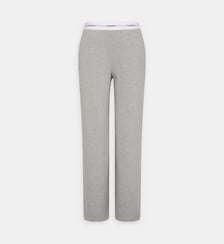 Pantalon droit en coton signature Calvin Klein