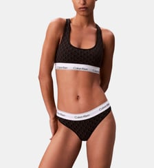 String griffé en coton mélangé Calvin Klein
