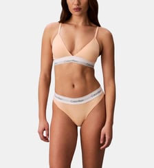 String griffé en coton mélangé Calvin Klein