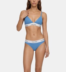 Soutien-gorge triangle Icon en coton mélangé Calvin Klein